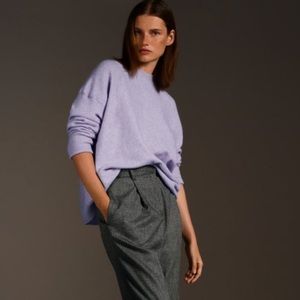 Zara Purple Wool Blend Jumper